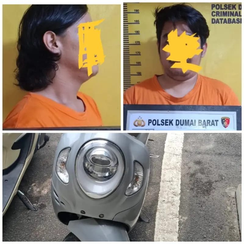 Polsek Dumai Barat Ungkap Dugaan Penadahan Motor Hasil Kejahatan