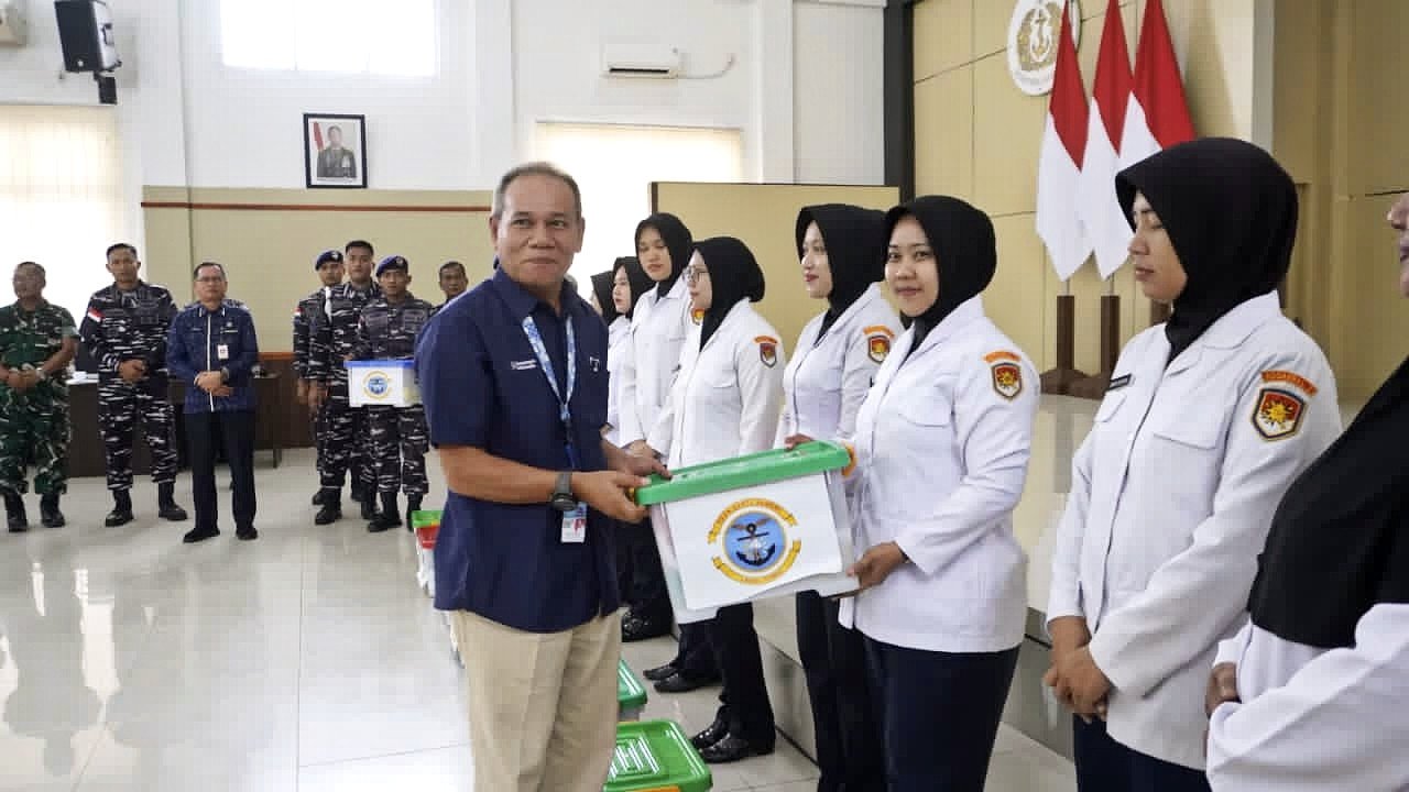 EGM Pelindo Regional 1 Dumai Apresiasi Bakti Sosial HUT ke-81 TNI AL
